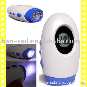 Flashlight with Clock